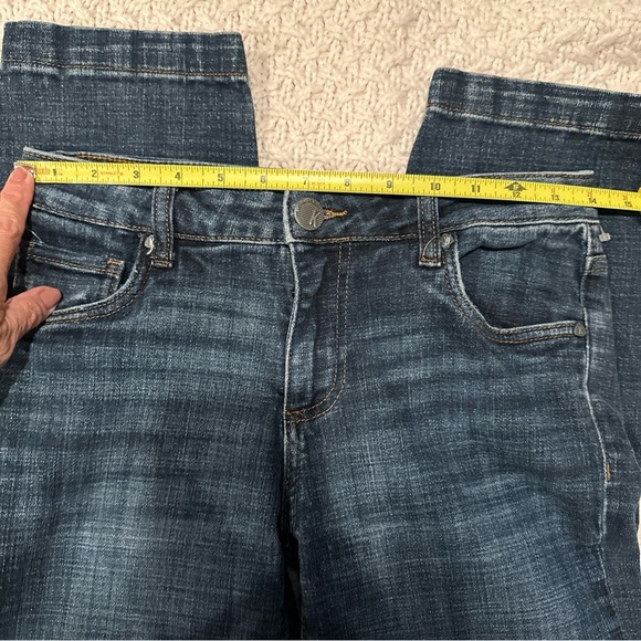 KUT FROM THE KLOTH WOMENS  STRAIGHT LEGS SIZE 2 BLUE STRETCHY - Picture 6 of 8